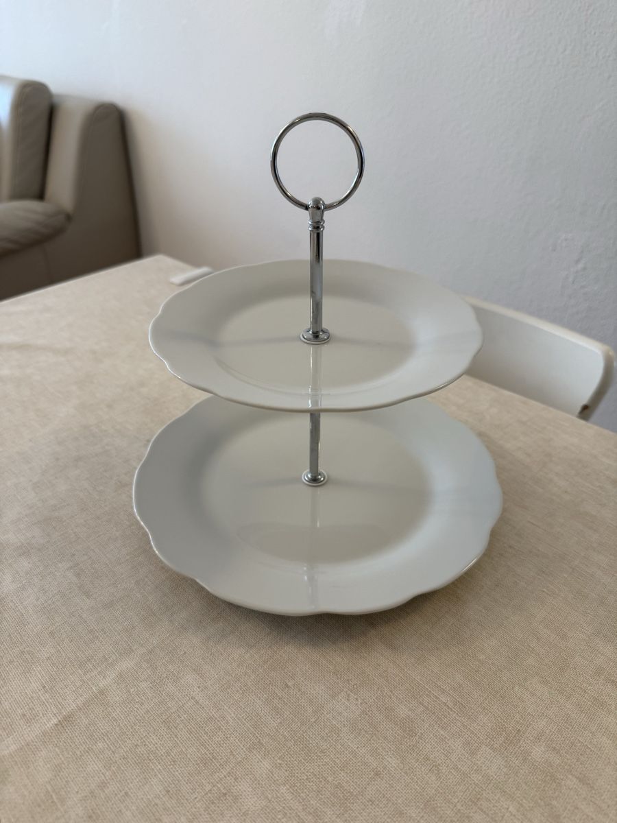 Servierplatten: Tortenplatte etagere  – Gebraucht aus Luterbach von uhrmacherin89