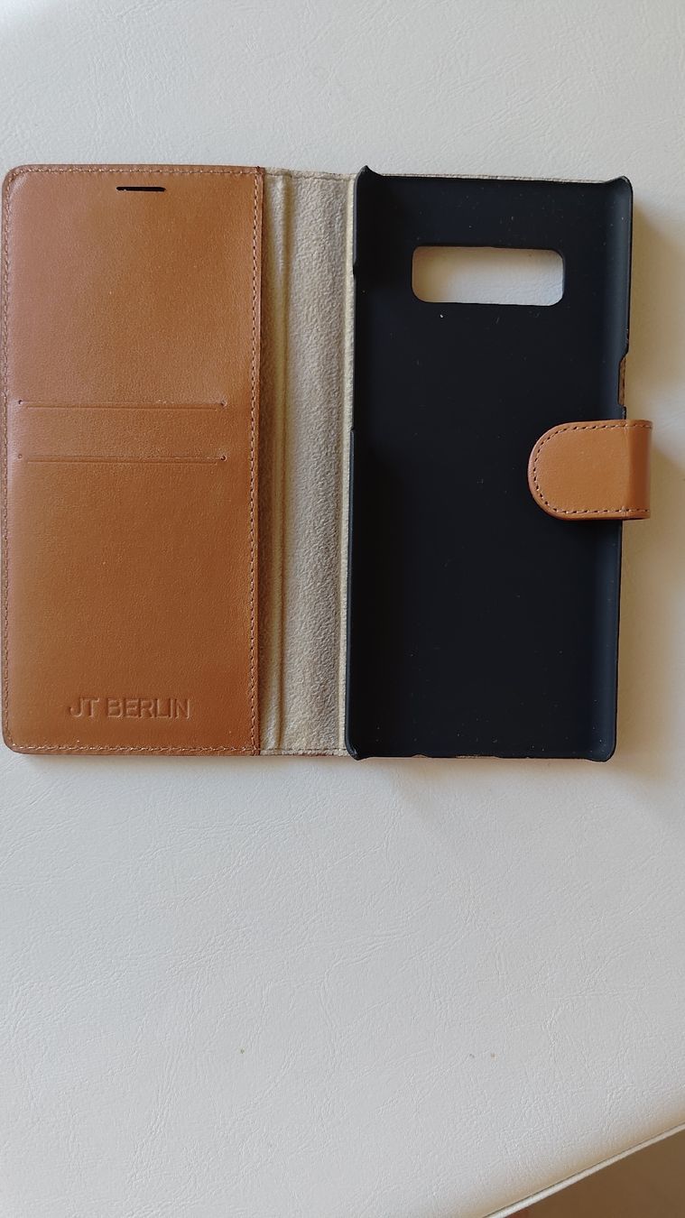 Samsung Cover & Protezioni schermo: Book Cover Echt Leder Samsung Note 8 – Nuovo e nell'imballaggio originale da Illnau venduto da Sefan 2