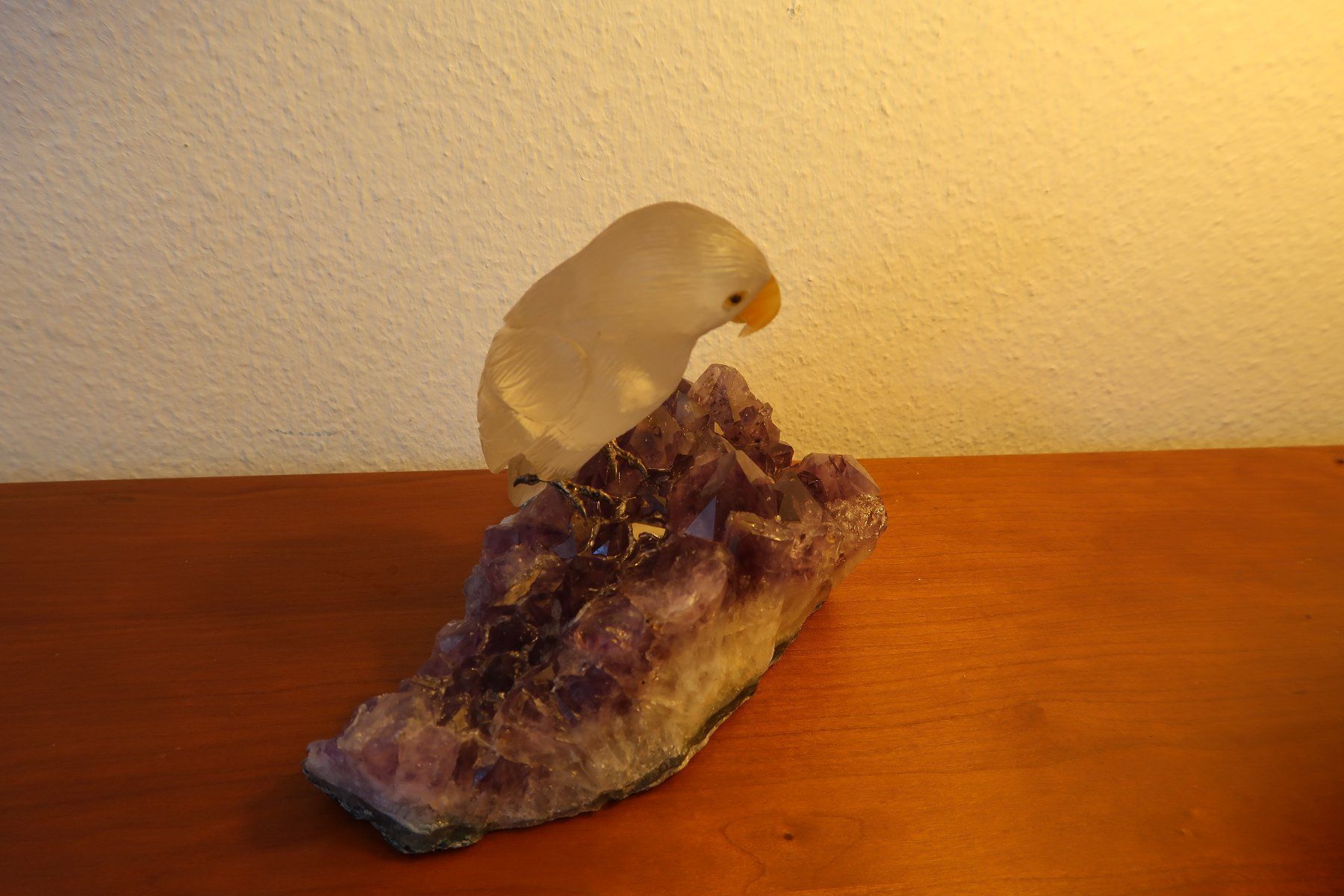 Minerali & Pietre curative: Amethyst mit Vogel – Usato da Erlenbach ZH venduto da milliway_42 3
