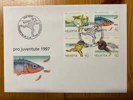 Erstagscouvert FDC Pro Juventute 1997