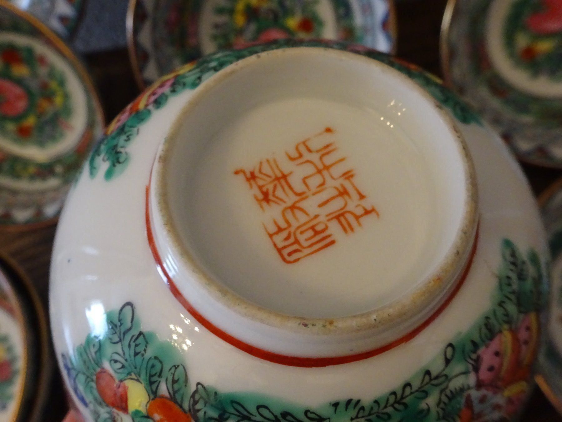 Piatti: Vintage Service Schmetterling - China – Usato da Esslingen venduto da eintagammeer 7