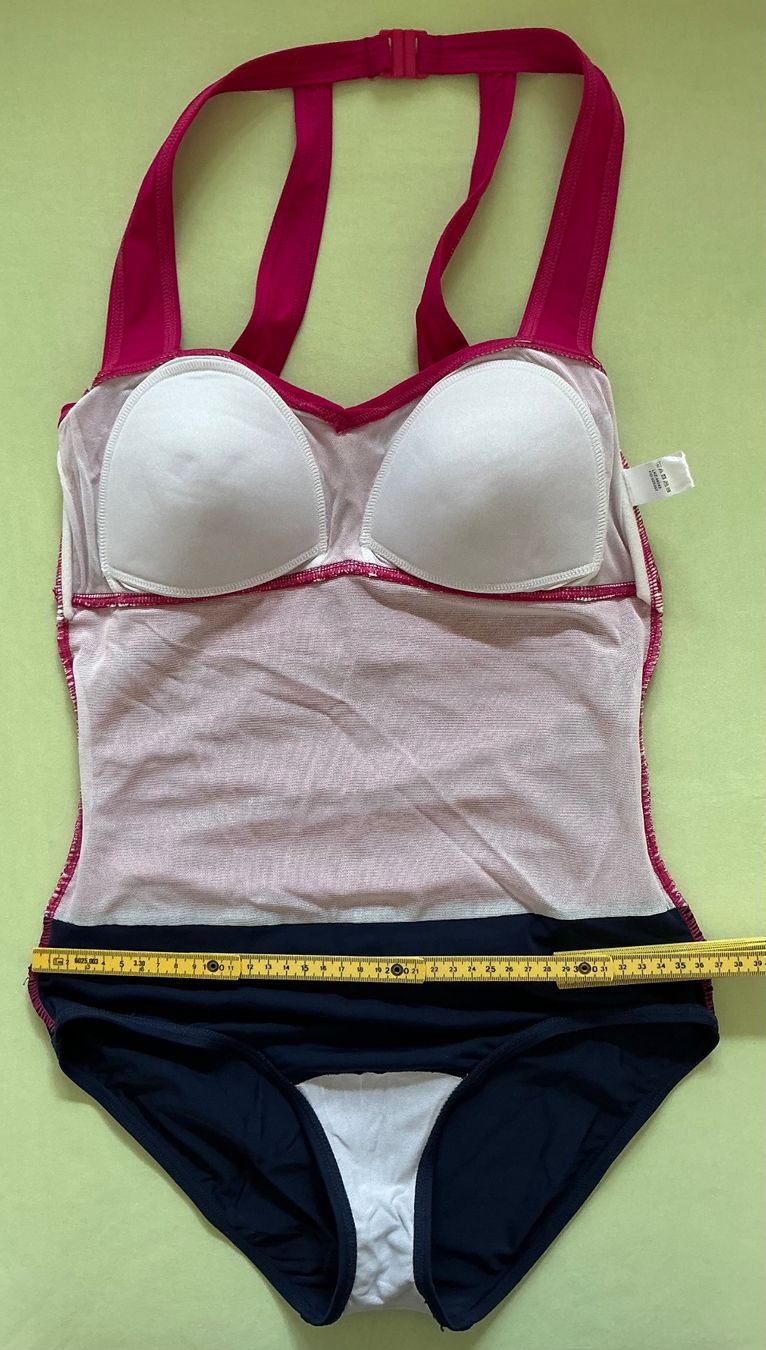 Lascana Costumi da bagno & Bikini: Lascana Badeanzug, Shaping-Effekt, Gr. 38B, rosa-blau – Usato da Cormondrèche venduto da fra_gn5t 5
