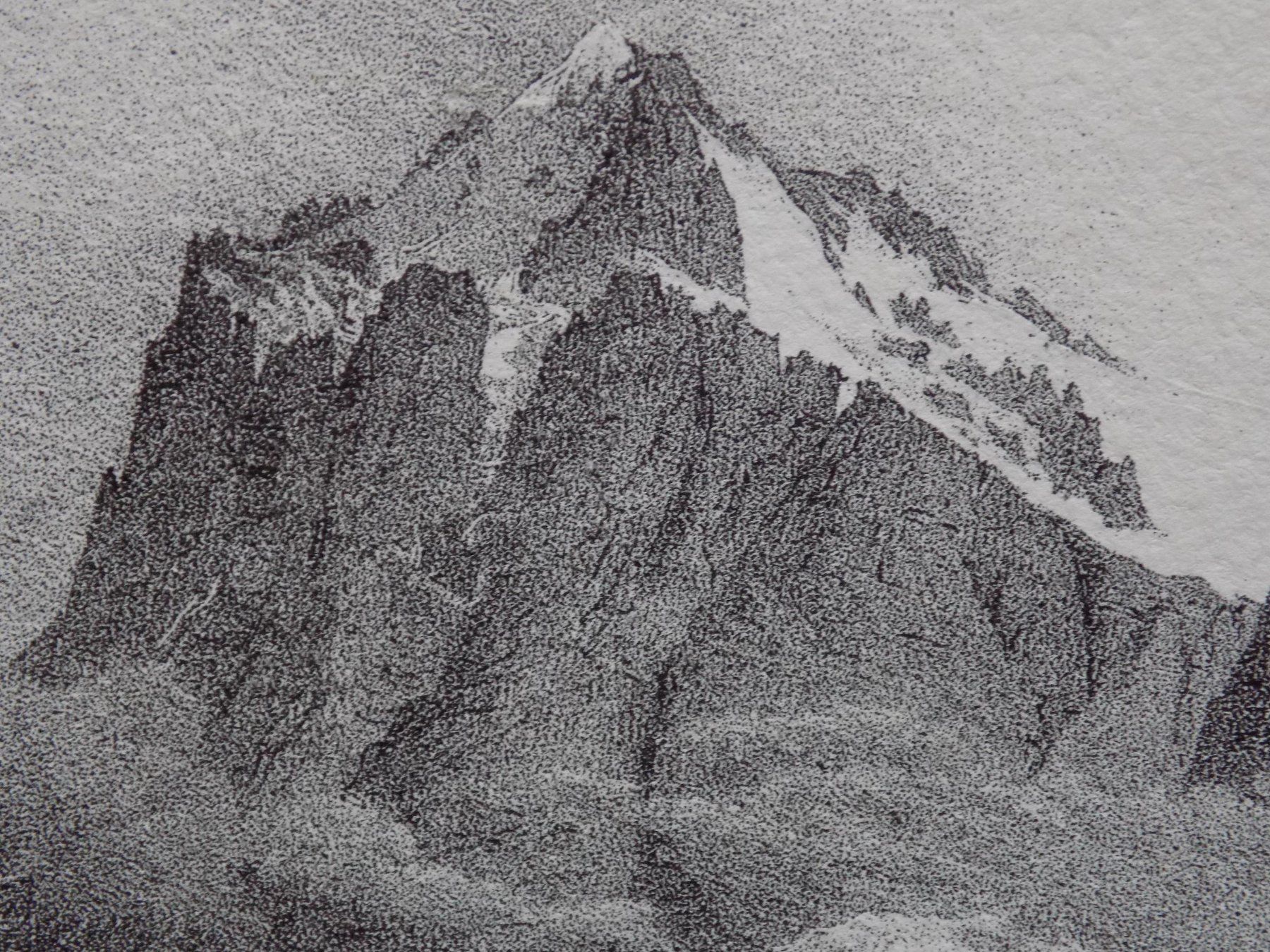 Incisioni: Wetterhorn von Grindelwald aus – Usato da Risch venduto da Rischli15 9