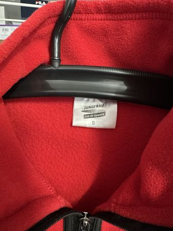 Fleecejacke Jungfrau Top of Europe rot Grösse S gebraucht