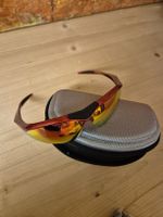 Sportbrille rot UV400 mit Wechselgläsern neuwertig