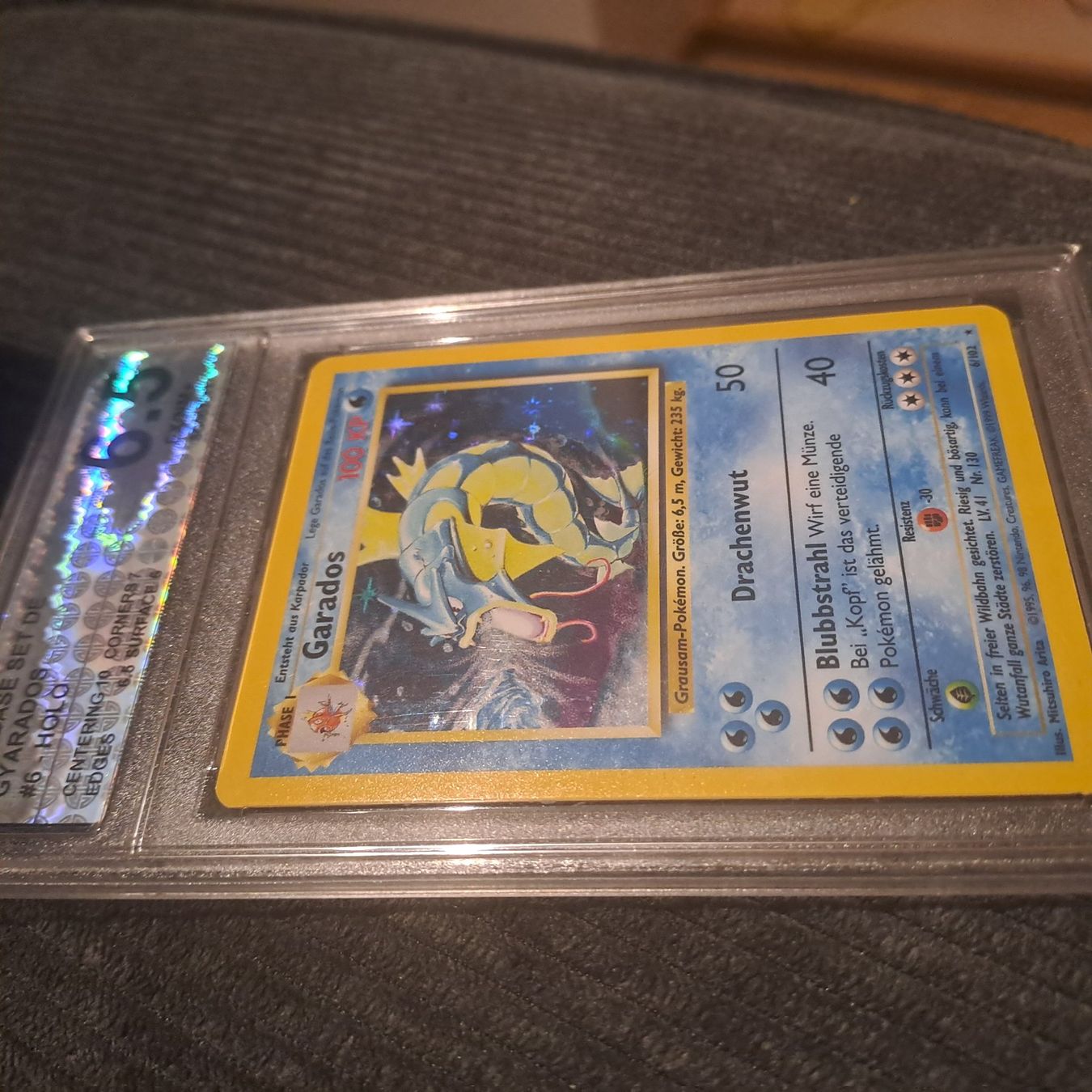 Pokémon Carte collezionabili: Garados Holo, Base Set 6/102 Deutsch – Usato da Düdingen venduto da Ruge91 1
