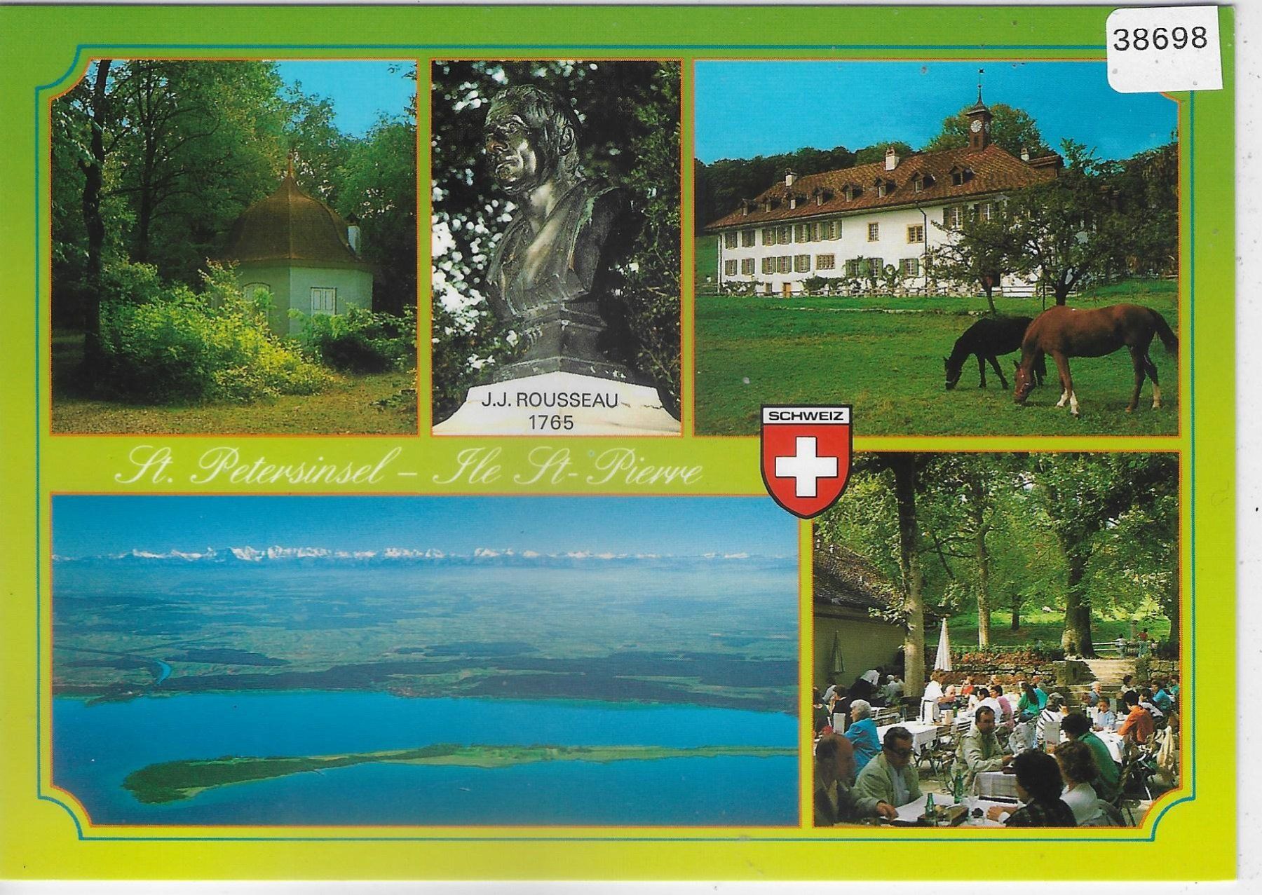 Cartoline postali: St. Petersinsel - Ile St. Pierre – Usato da Ettingen venduto da Kartenplanet