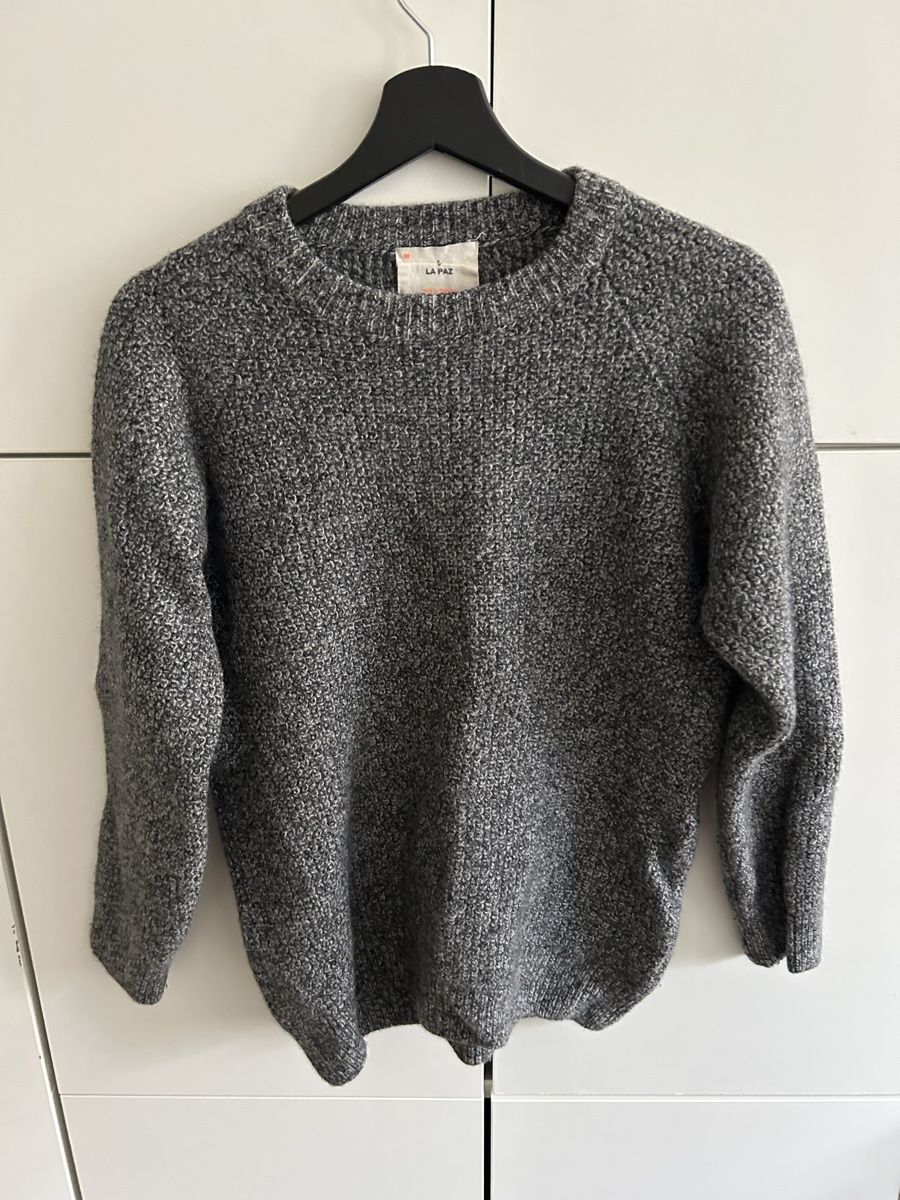Maglioni & Felpe: Warmer La Paz Strickpullover, Grau M - Herbst Must-have! – Usato da Zürich venduto da rodney02