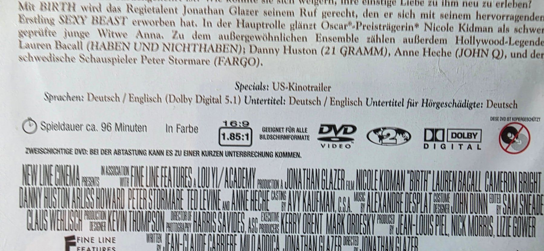Tutti i DVDs: DVD Birth - Nicole Kidman – Usato da Oetwil am See venduto da fineli2 1