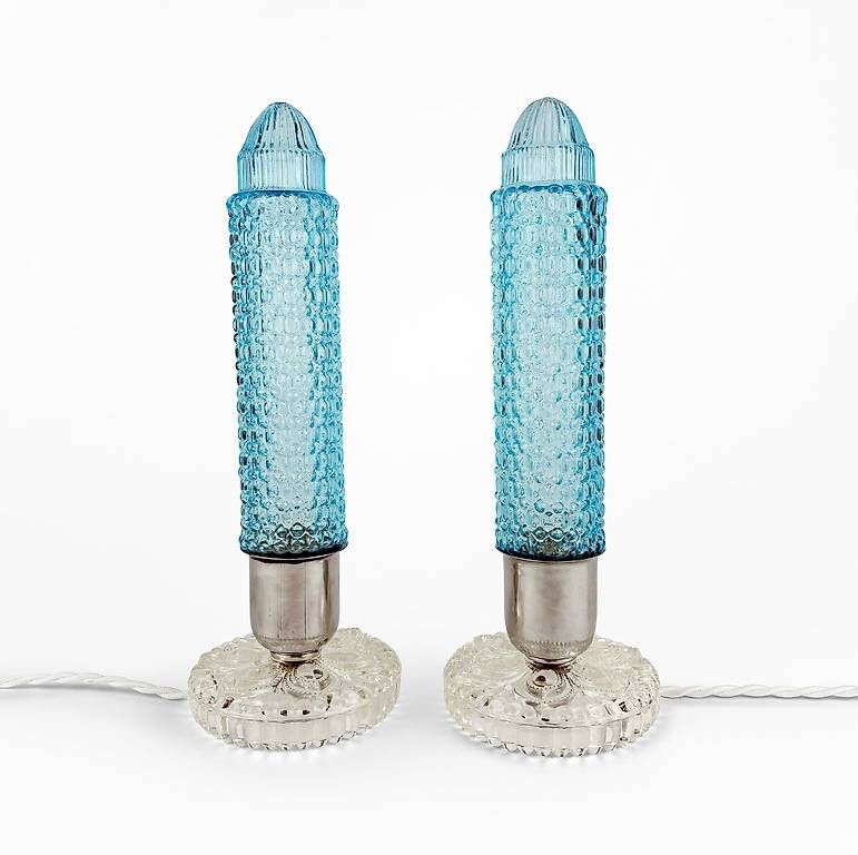 Lampade: Pair de lampes Art Deco Streamline – Usato da Neuchâtel venduto da alexandrigor