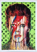 Death NYC Ltd Ed Pop Art Druck " Vuitton David Bowie