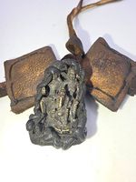 Shiva Parvati und Ganesha handgefertigtes Amulett