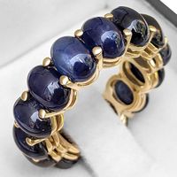Bague Sapphire Stars, Eternity Band - 16.95ct