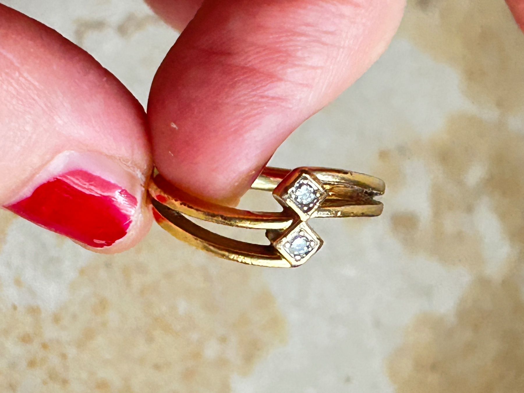 Pierre Lang Ringe: Pierre Lang ring TWINS 54 – Gebraucht aus Laufen von belleskulptur 7