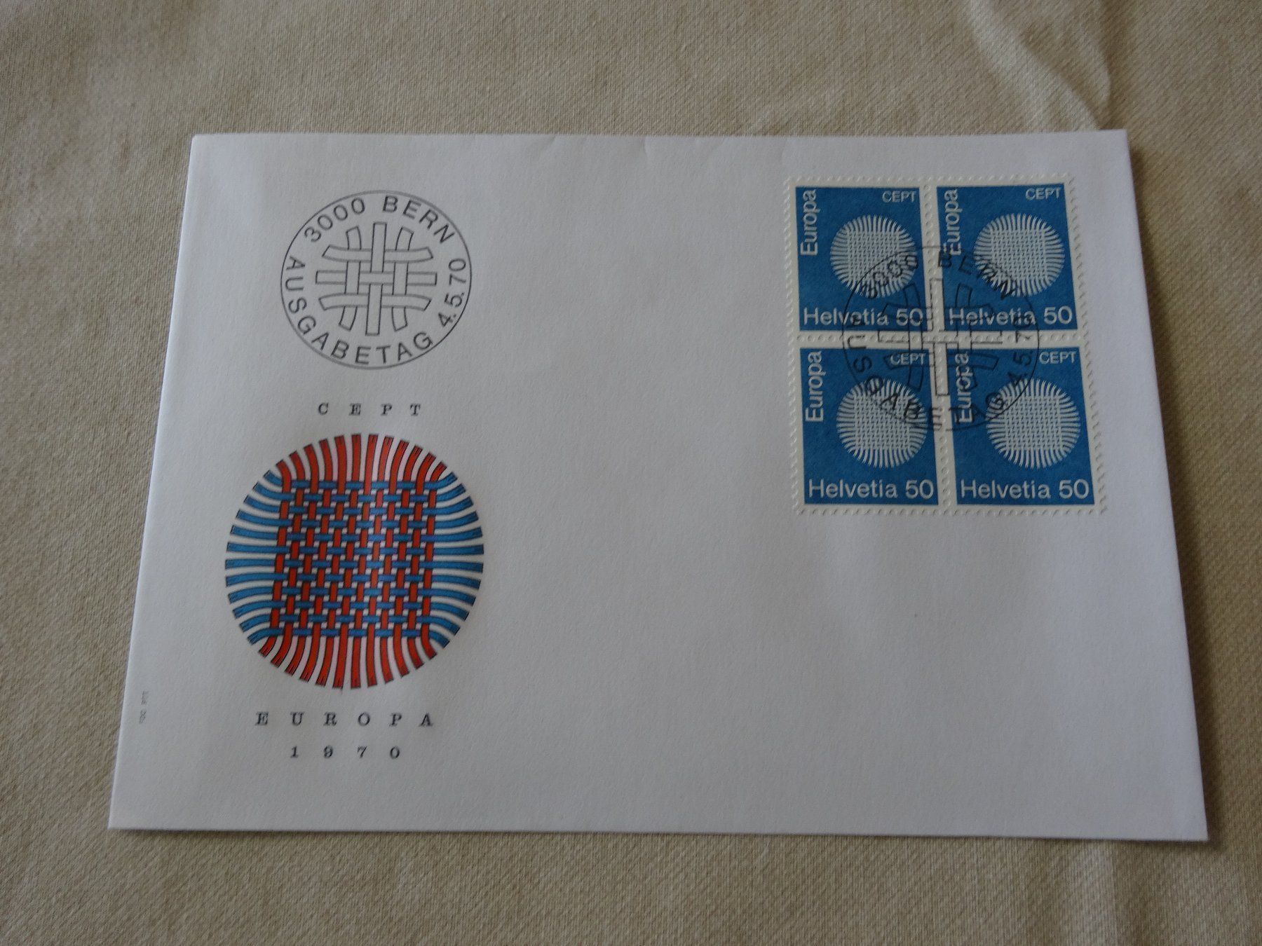 Alle Briefmarken: 3 Sonderbriefe Europa 1970 – Neu und originalverpackt aus Neerach von jenny062 3