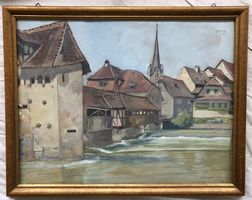 Ernst Gege (1906-1989) - Gouache - Historische Stadtansicht