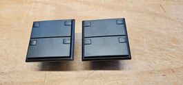 Feller KNX Taster 2fach, schwarz 2 stk.