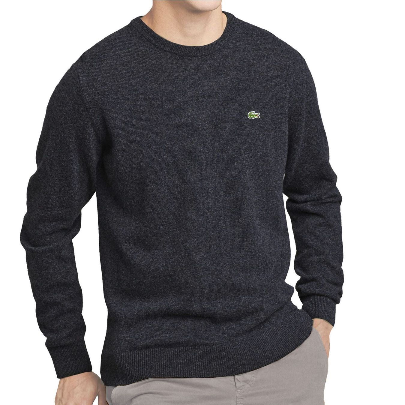 Lacoste Maglioni & Felpe: Lacoste Herren Pullover Sweater Wolle/anthrazit/Gr.T7-XL/2XL – Nuovo e nell'imballaggio originale da Wohlenschwil venduto da EddieS-Outlet