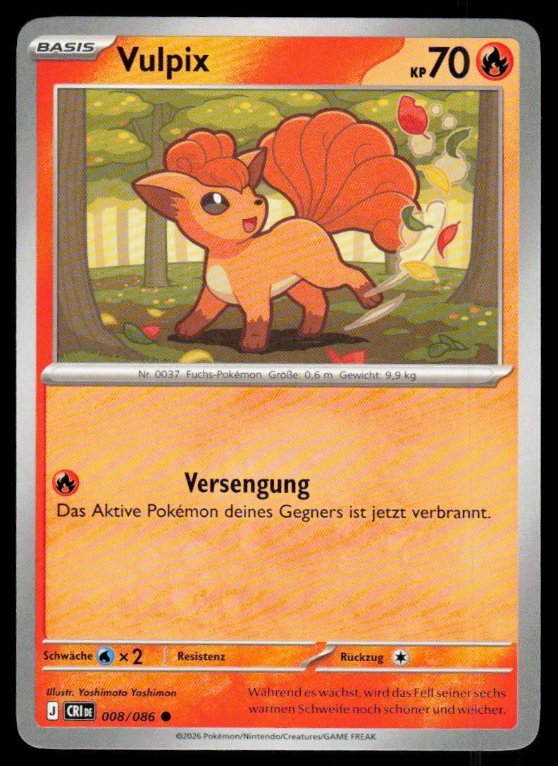Pokémon Cartes à collectionner: Pokemon Vulpix 008/086 – D'occasion à Herisau par Pokemon2025