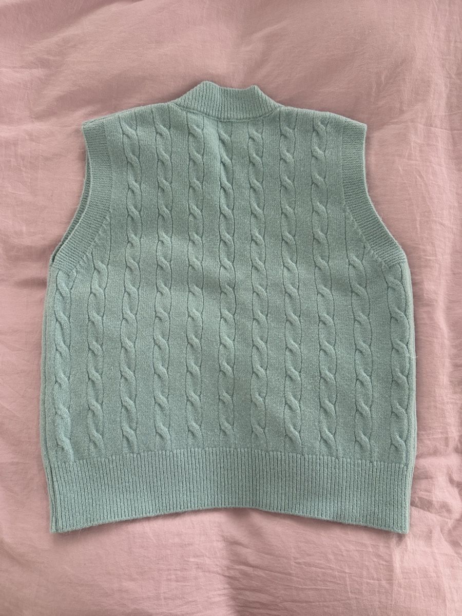 Gilet & Giacche: Blaue Strickveste – Nuovo (secondo la descrizione) da Brugg AG venduto da sanfllower 1