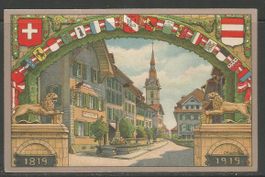 Carte P de 1920 ( Centenaire Société de Zofingue 1919 )