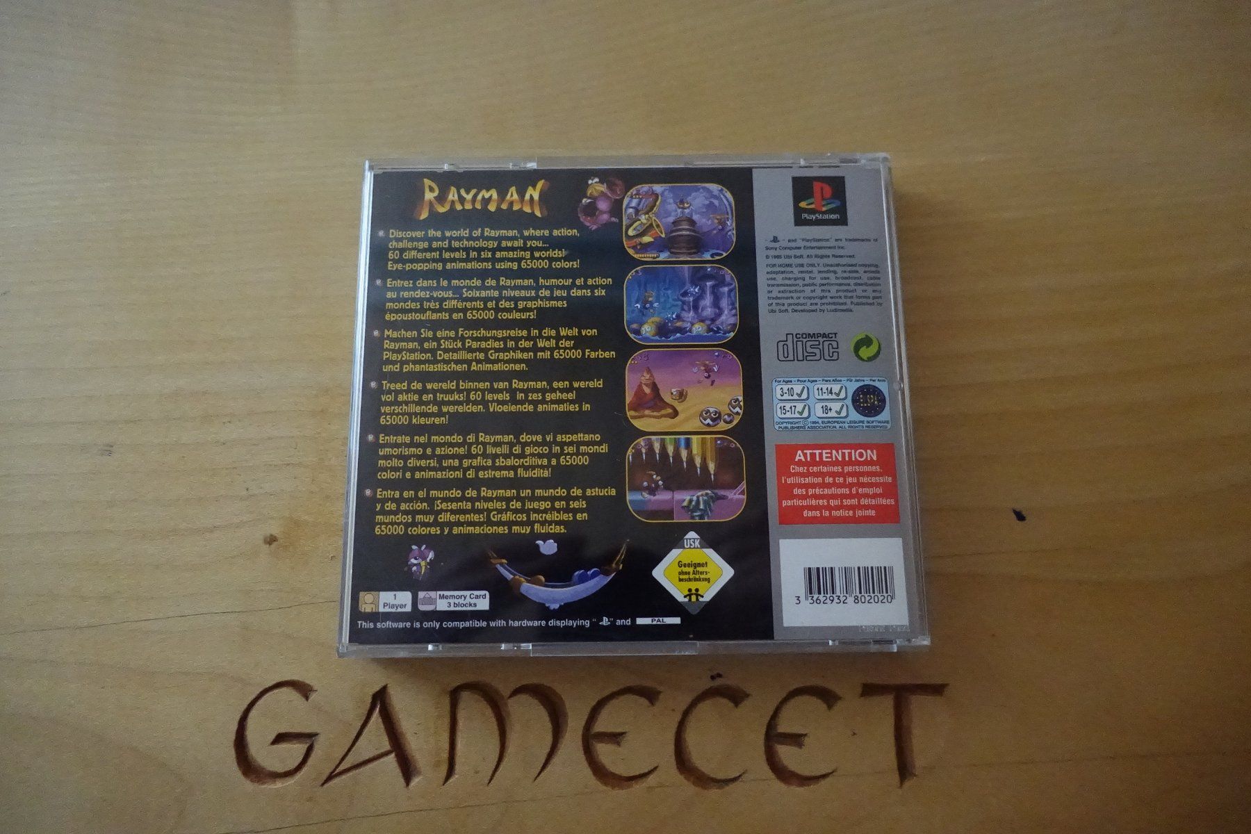 Sony Giochi: Rayman (Platinum) – Usato da Steinach venduto da Gamecetch 2