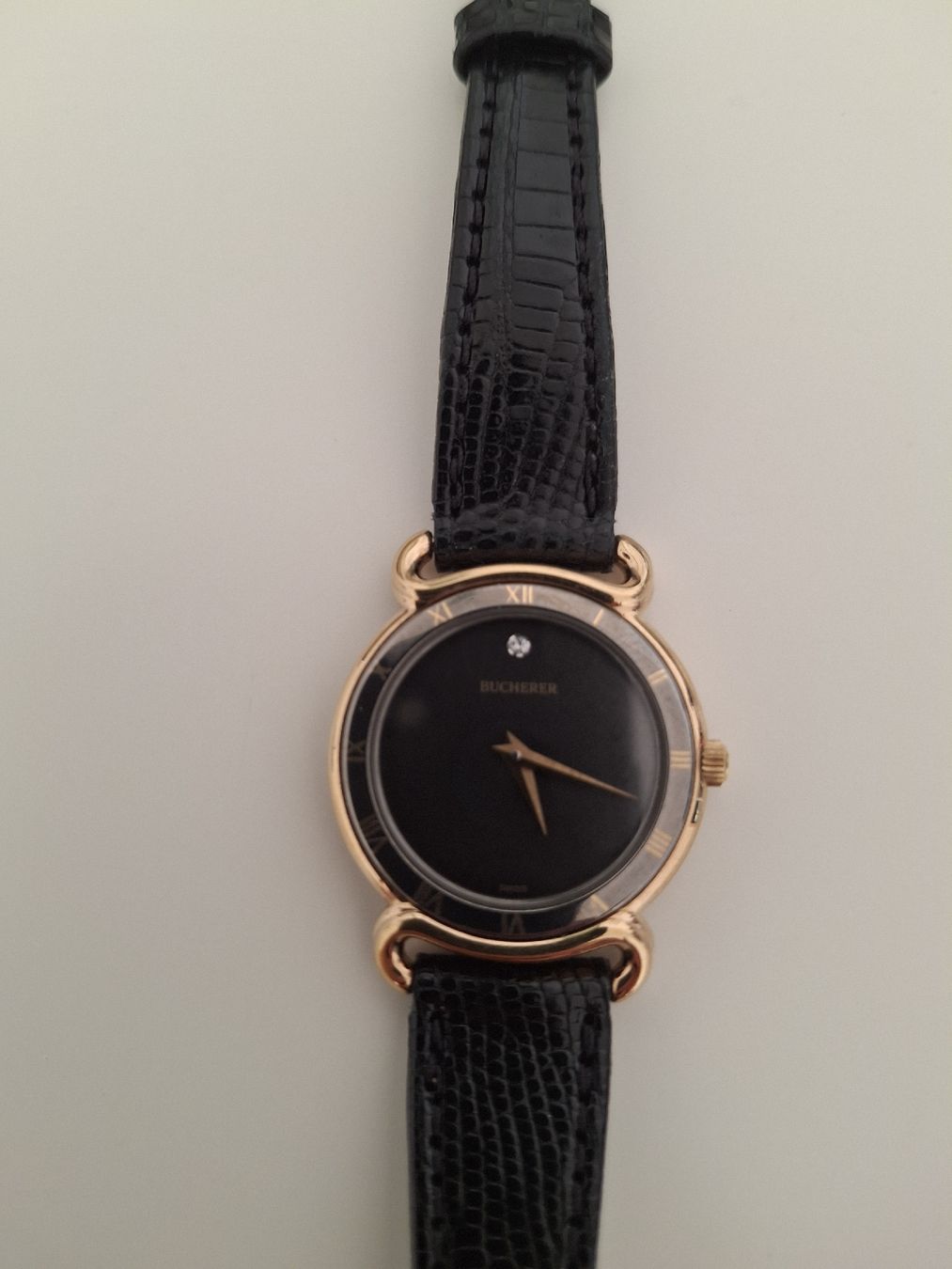 Bucherer Montres: Bucherer Damenuhr " GENUINE LIZARD" – Neuf (Voir description) à Hallau par Rol4 2