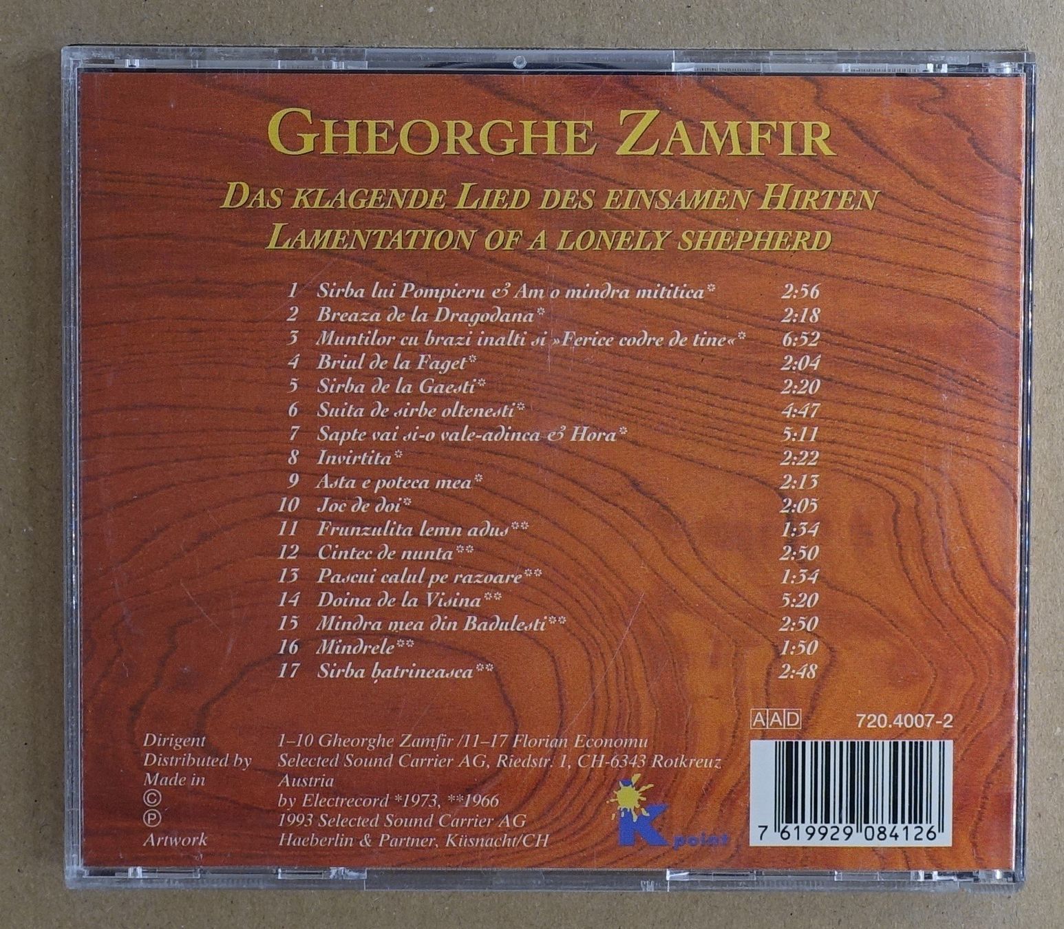 CD: Gheorghe Zamfir - F30 – Usato da Sessa venduto da fraenklishop 1
