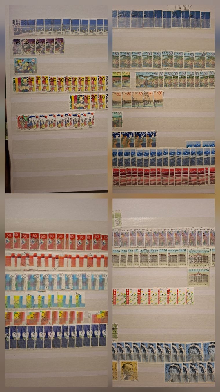 Tous les timbres: Dublettensammlung 1977 - 1992  – D'occasion à Balgach par SIMEON27 1