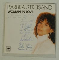 Single Barbara Streisand mit Unterschriften