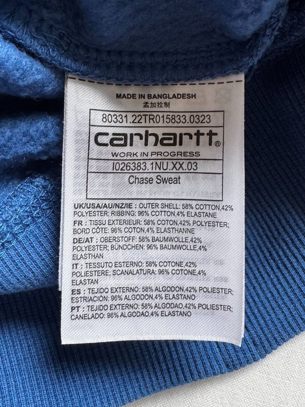 Carhartt Maglioni & Felpe: Carhartt WIP Chase Sweatshirt Pullover, dusky blau, XL – Nuovo (secondo la descrizione) da Vilters venduto da Sidsel_M 6