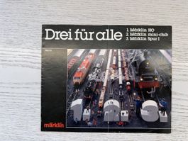 Märklin Drei für alle Prospekt ca. 1982