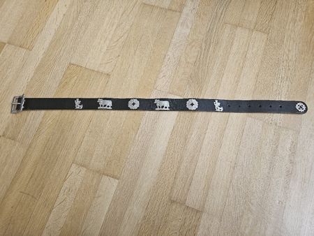 Etro Ledergürtel, made in Switzerland, Länge 55/70 cm