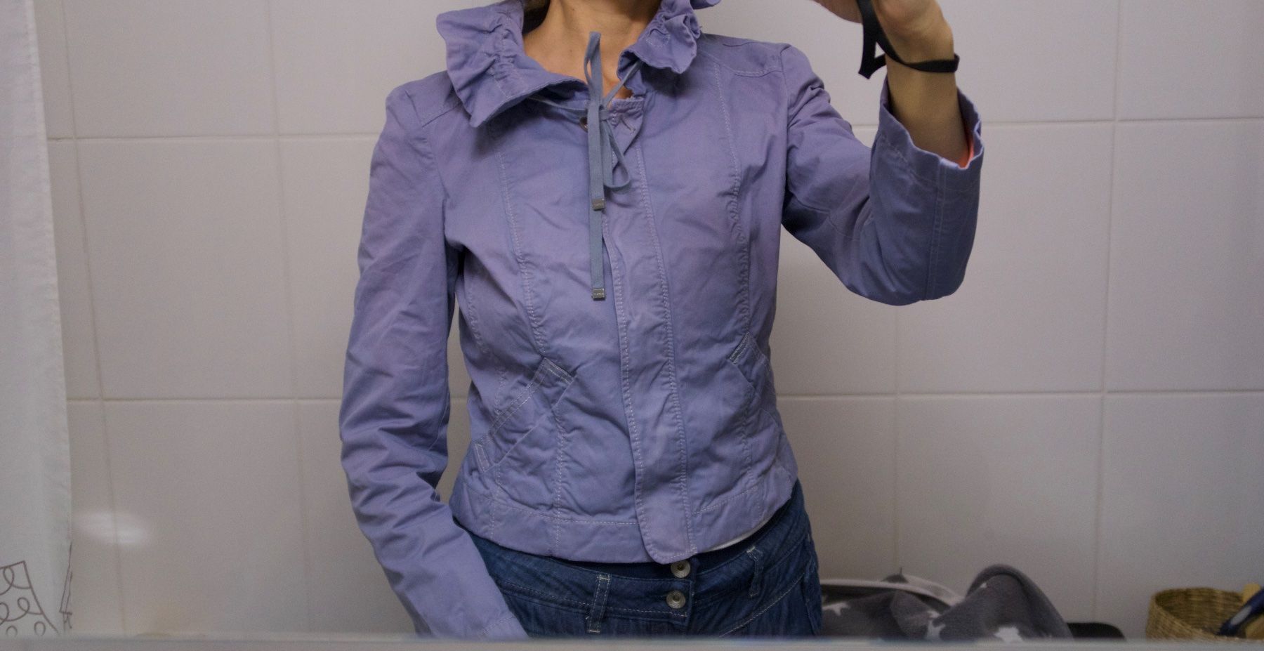 Esprit Giacche: ESPRIT - Veste gris/bleu - 36/38 – Nuovo (secondo la descrizione) da Lausanne venduto da Etoile96 5