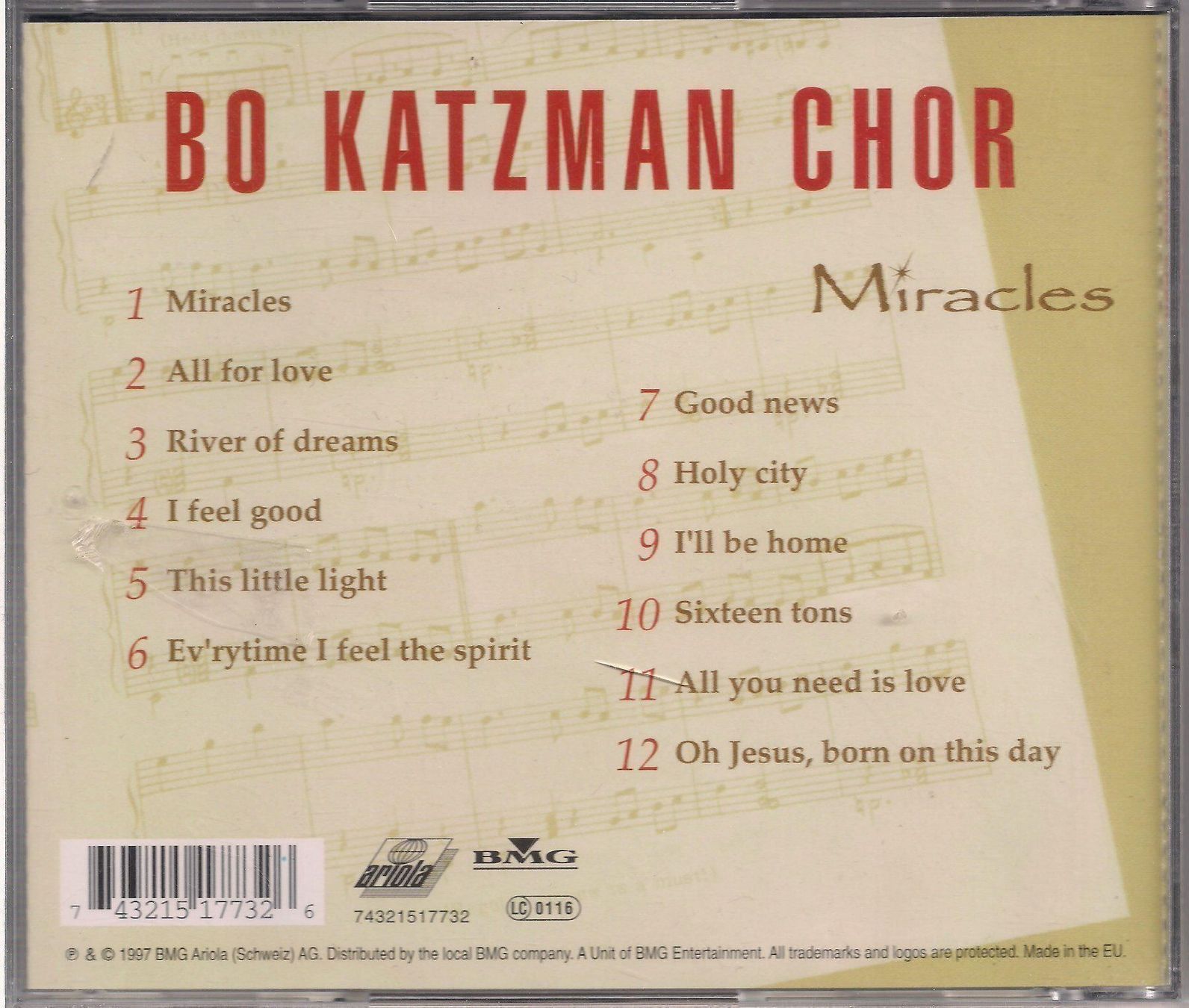 CD: CD Bo Katzmann Chor – Usato da Romoos venduto da Sutter21 1