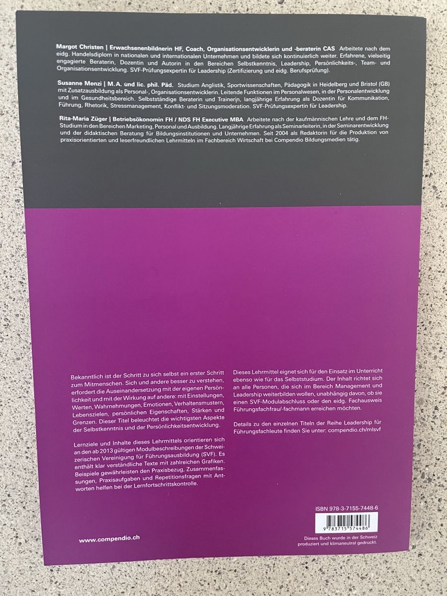 Libri: Selbstkenntnis Compendio – Nuovo (secondo la descrizione) da Zürich venduto da Jaskam 1