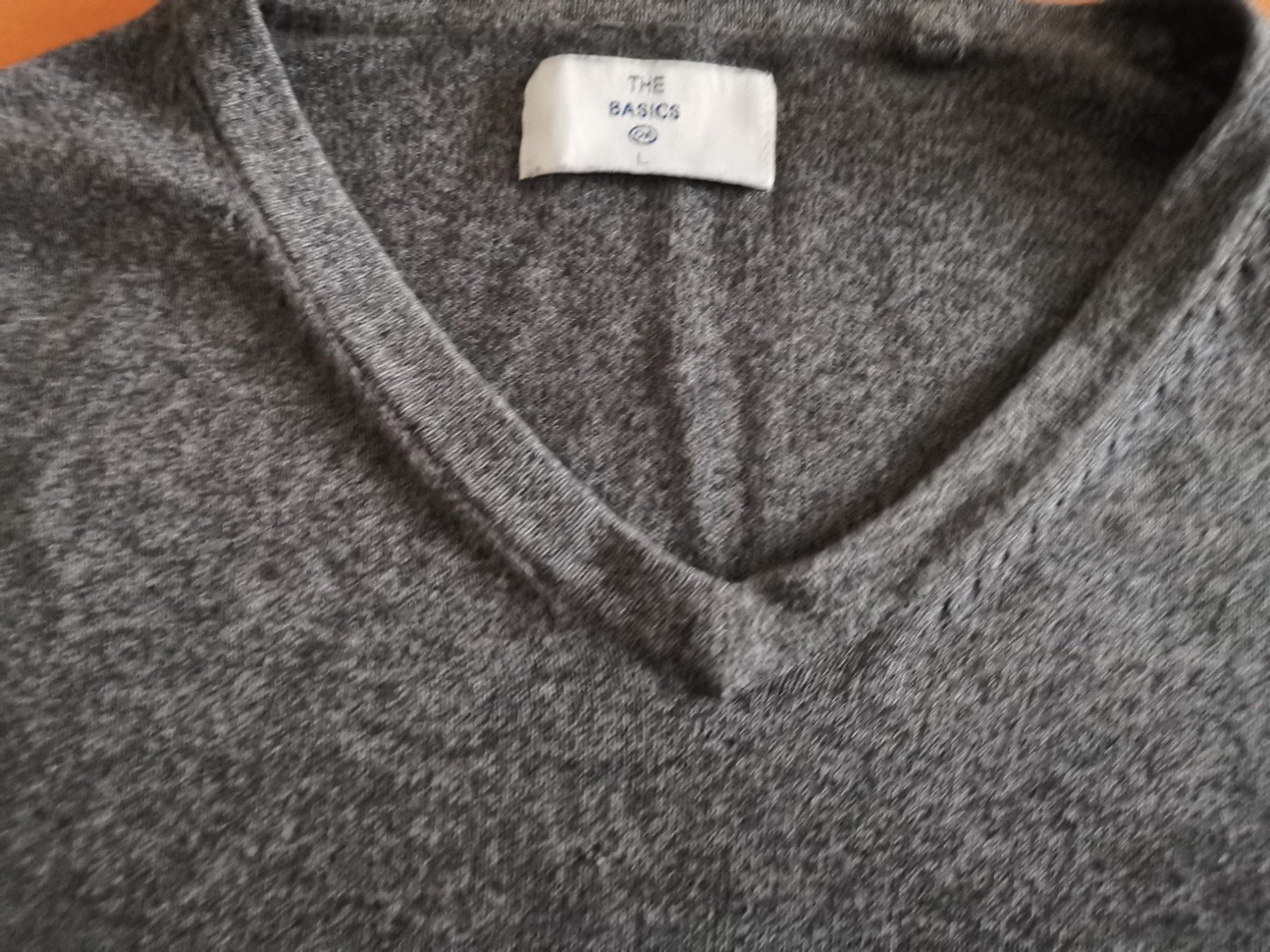 C&A Pullover & Sweatshirts: Pull gris chiné pour homme « The Basics” – Gebraucht aus Courtepin von Marisou2 6