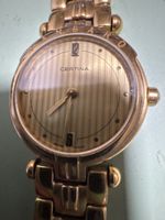 Montre femme Certina Tangaro plaquée or, état usagé