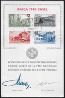 1948 Karte BF-Komitee illust IMABA Basel Serie B38-41 ab 1.-