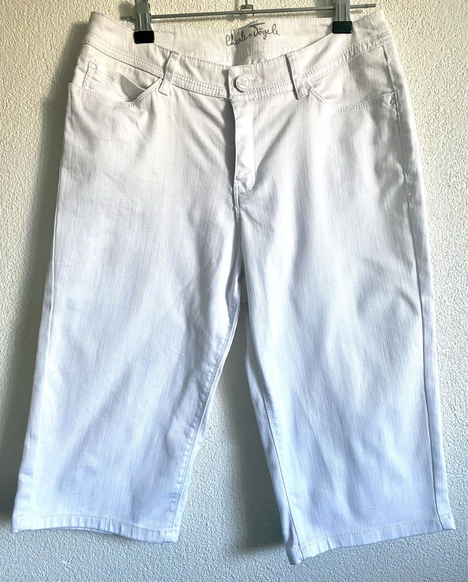 Hosen: Weisse Capri Jeans Grösse 37/38 – Gebraucht aus Lyss von Sibella56