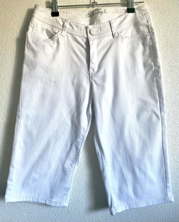 Weisse Capri Jeans Grösse 37/38