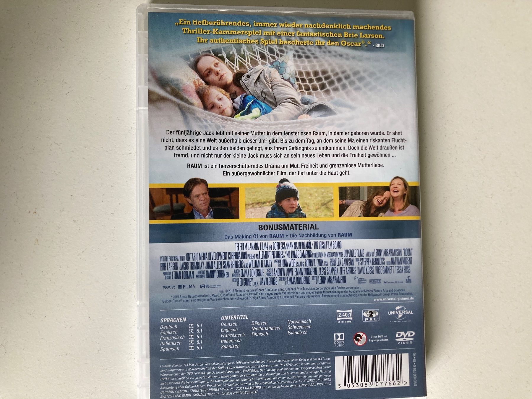 Tutti i DVDs: RAUM  Liebe kennt keine Grenzen – Usato da Zürich venduto da Frangipan23 1