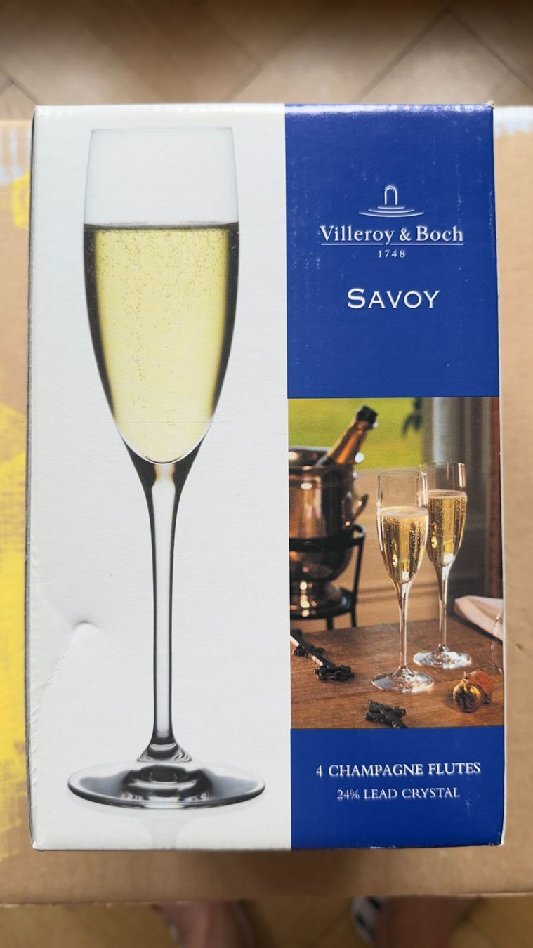 Villeroy & Boch Gläser: Villeroy & Boch - Champagnergläser - SAVOY – Neu (gemäss Beschreibung) aus Bern von lac_8m2r