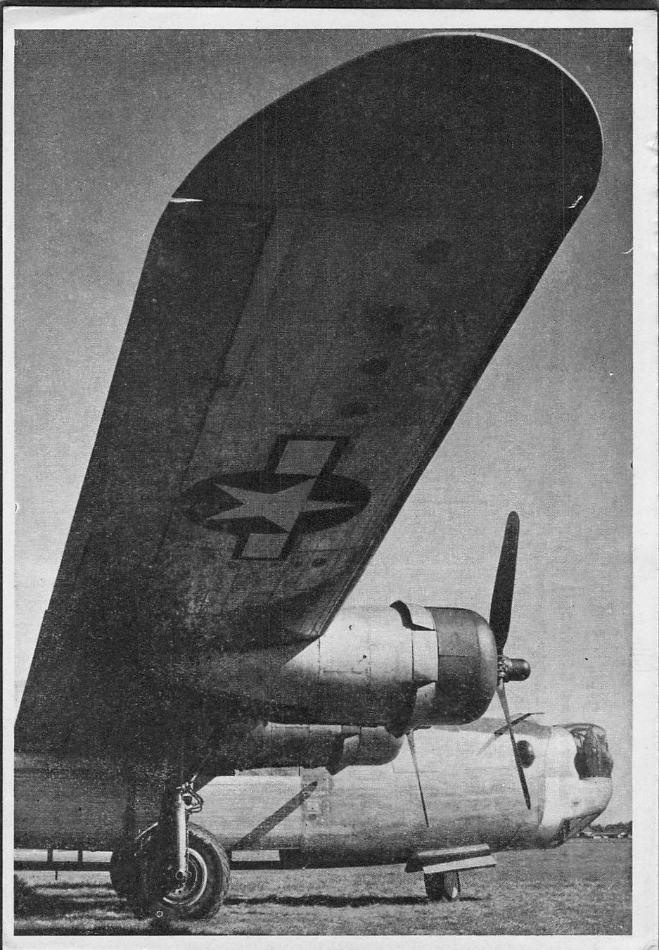 Ansichtskarten: Fliegerpostkarte Dübendorf,Liberator-Bom – Gebraucht aus Reichenburg von Pipo-67