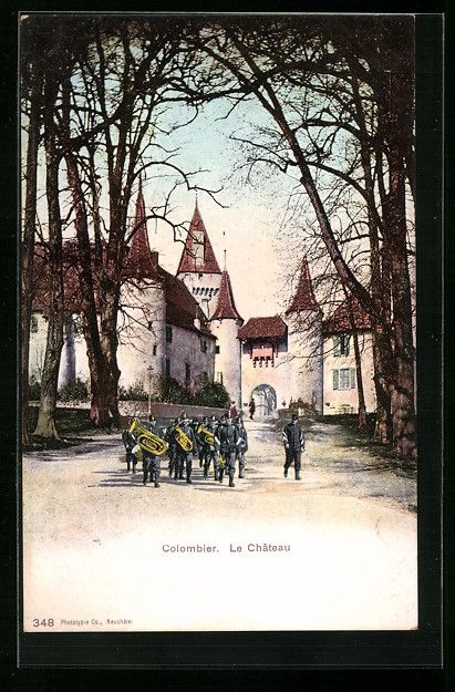 Ansichtskarten: AK Colombier, Le Château – Gebraucht aus Berlin von bartko-reher