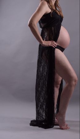 Kleid S/M Schwangerschaftsshooting