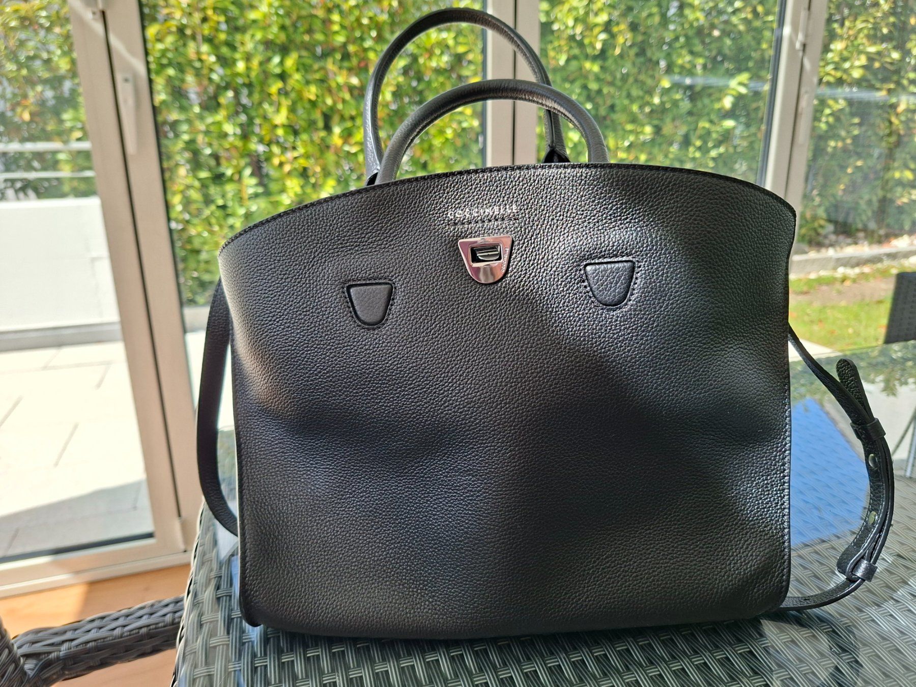 Coccinelle Borse da donna: Coccinelle Ledertasche schwarz, Herbst-Angebot! – Usato da Niederweningen venduto da gra_7npt