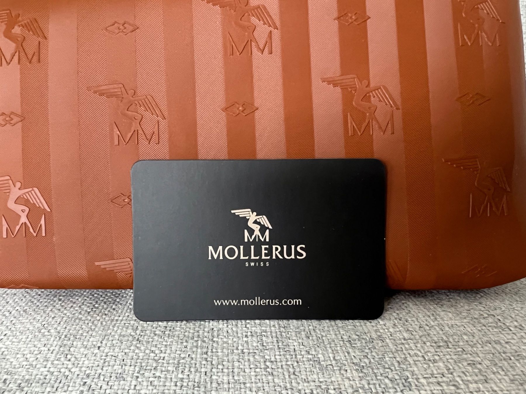Maison Mollerus Borse da donna: Original verpacktes Necessaire von Maison Mollerus in Camel – Nuovo e nell'imballaggio originale da Meilen venduto da DanaC 2