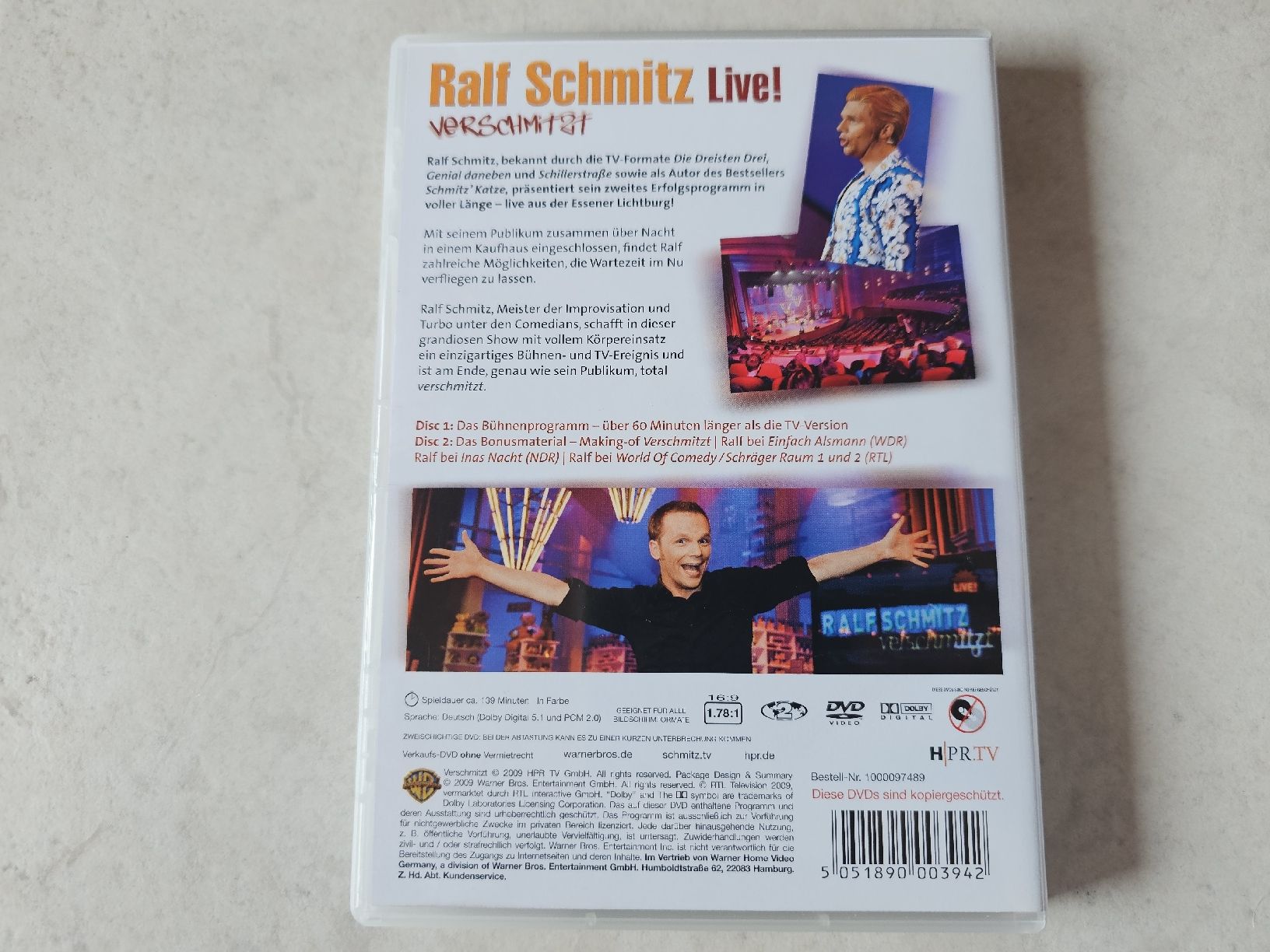 Tutti i DVDs: Ralf Schmitz  -  Verschmitzt LIVE  /  2 Disc Edition – Usato da Schneisingen venduto da backstore24 1
