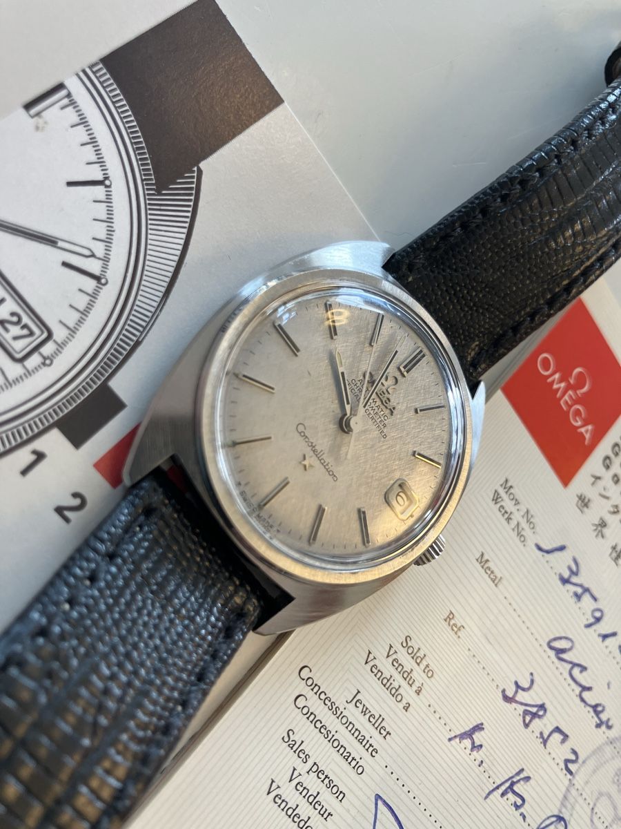 Omega Montres: Omega Constellation Automatic Chronometer Herren Uhr mit Pap – D'occasion à Jonen par ursi161066 4